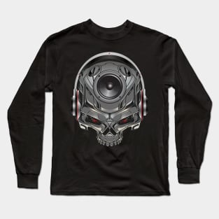 Bass Music Skull Long Sleeve T-Shirt